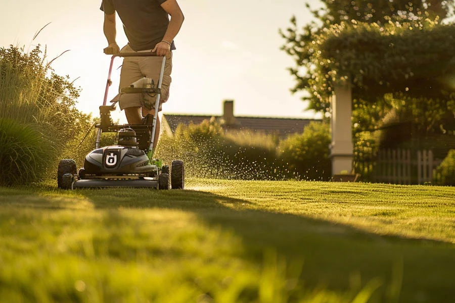 cordless electric mowers