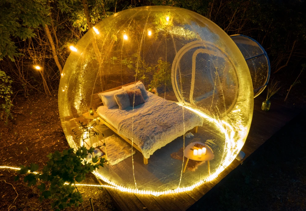 stargazing clear inflatable bubble dome igloo tent